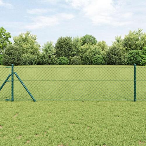 Kædehegn Grøn 0,8x10 m Stål