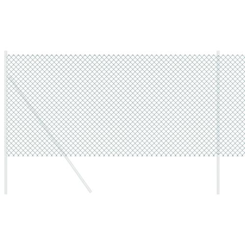 Kædetrådshegn Grøn 0.8x25 m Stål