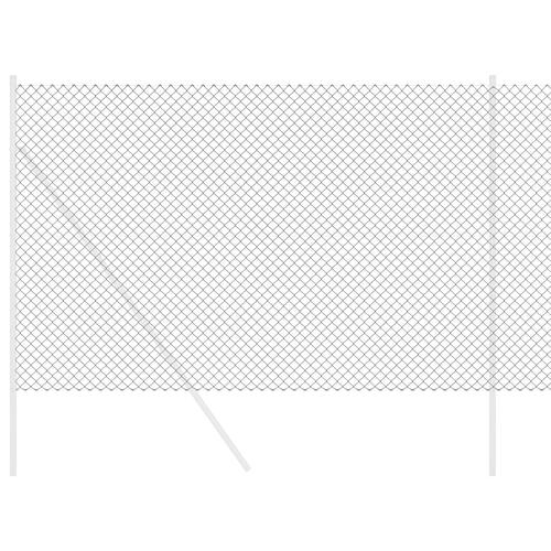 Kædehegn Grå 1.6x25 m Stål