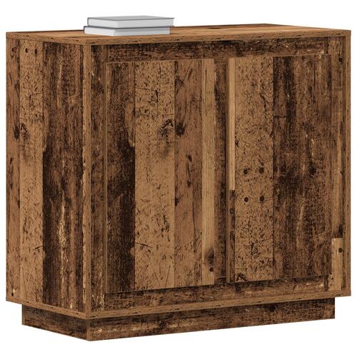 Sideboard Gammelt Træ 80x34x75 cm Ingeniør Træ