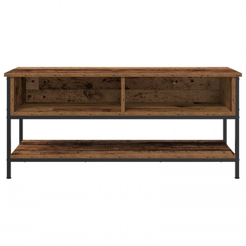 TV Skab Gammelt Træ 100x35x45 cm Ingeniørtræ og Stål