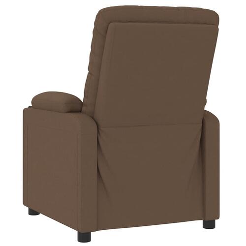 Massagestol stof brun