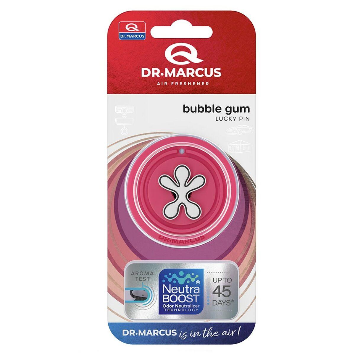 Dr Marcus Lucky Pin luftfrisker til bil - Bubble Gum duft, plastik
