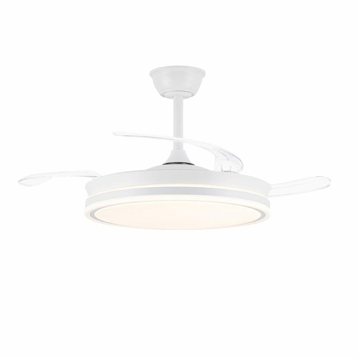 Loftsventilator CristalRecord EVO RETRAC Gennemsigtig 72 W