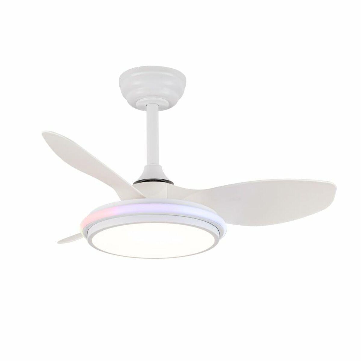 CristalRecord STEL EVO MINI RGB RETRAC loftsventilator - gennemsigtig