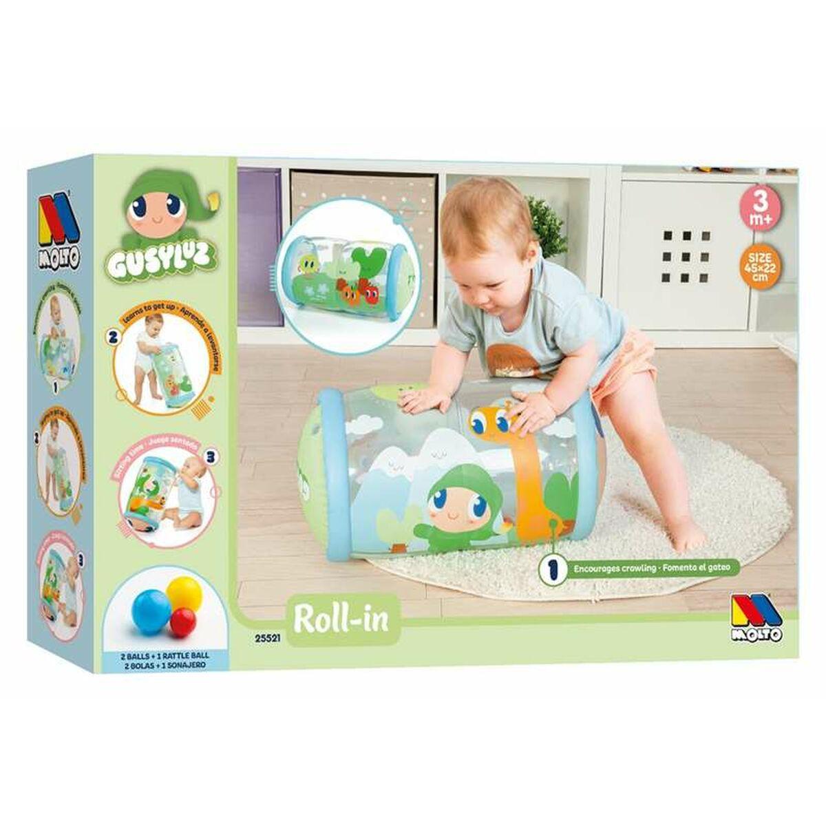 Moltó Twister - oppustelig aktivitetsrulle til baby