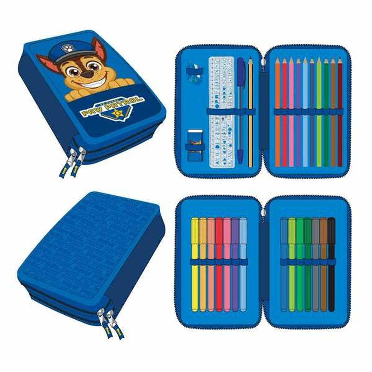 Penalhus The Paw Patrol Blå 12,5 x 19,5 x 4,5 cm