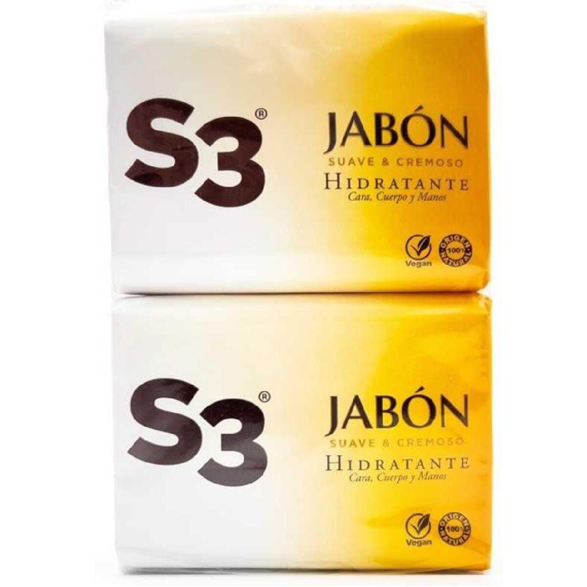 S3 sæbebar fugtgivende 125 g - 2 stk.