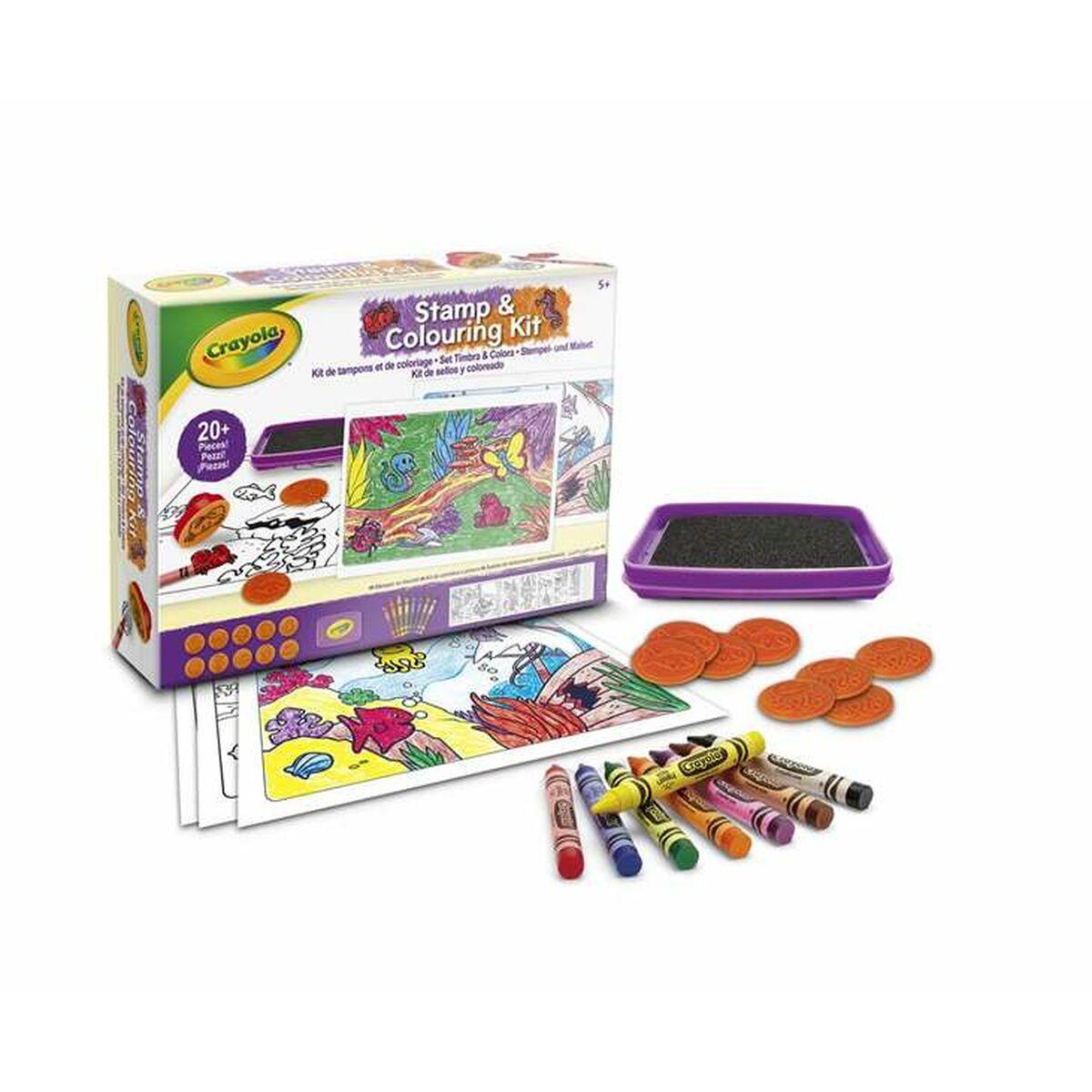 Crayola & Colouring Kit - malersæt til børn, multifarvet