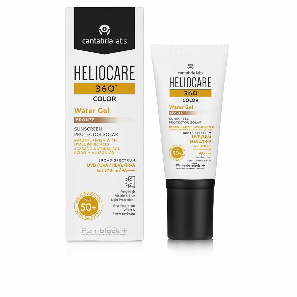 Heliocare 360º Water Gel Color Bronze SPF 50 - solcreme med farve 50 ml