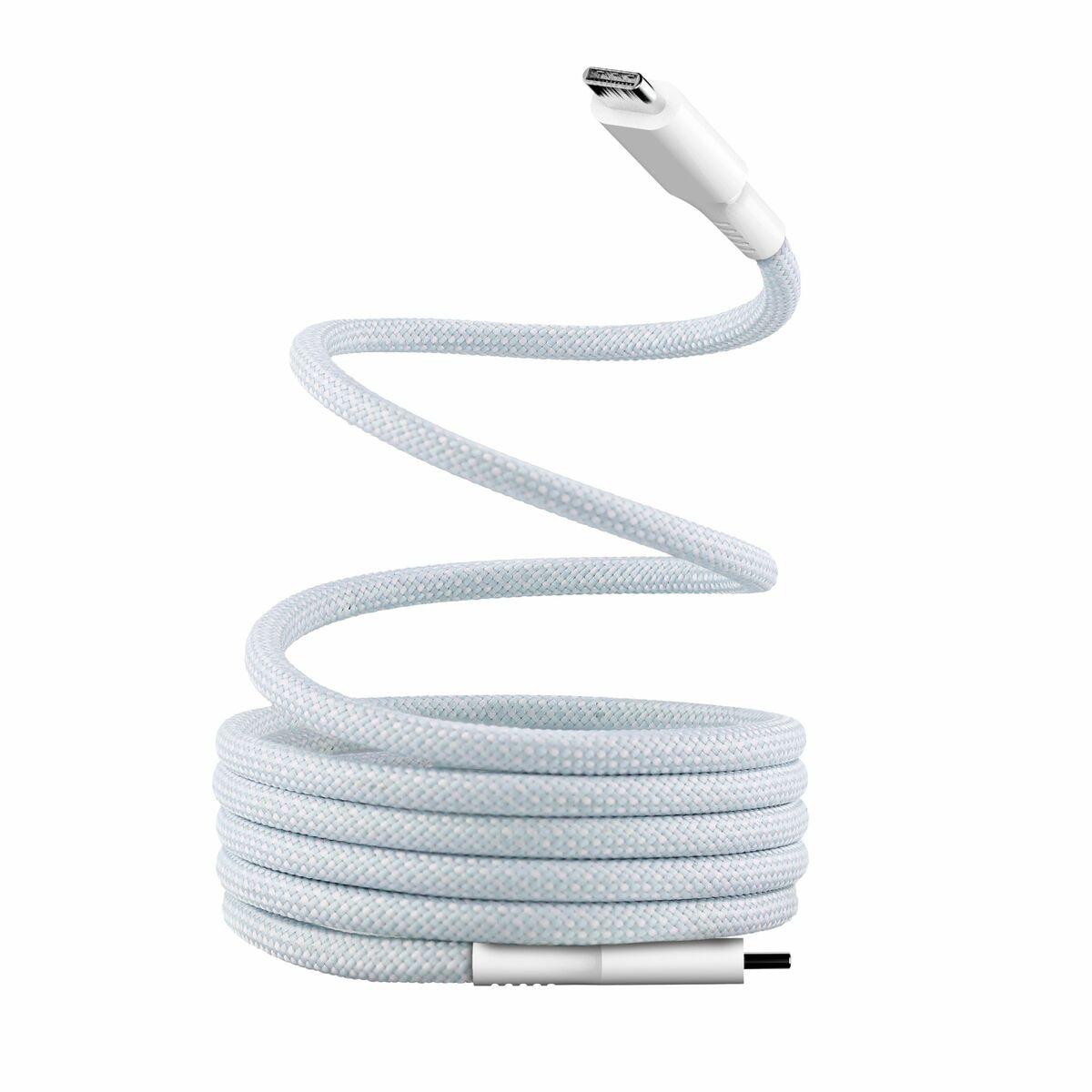 T'NB USB-C til USB-C-kabel 1,5 m - blå/hvid