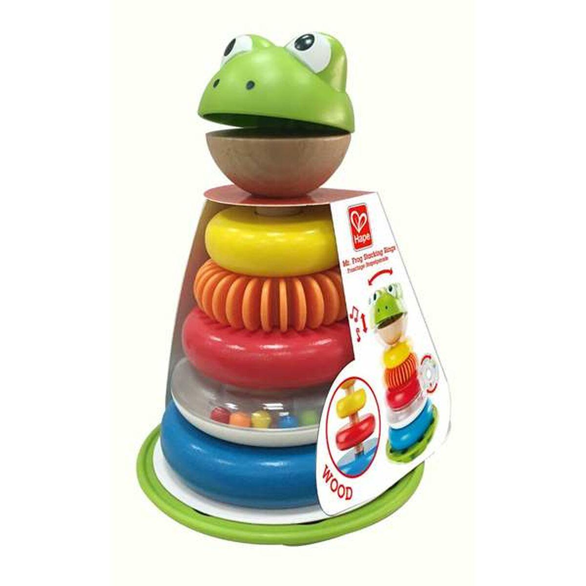 Hape stabelklodser Sr Frog - Multifarvet træ