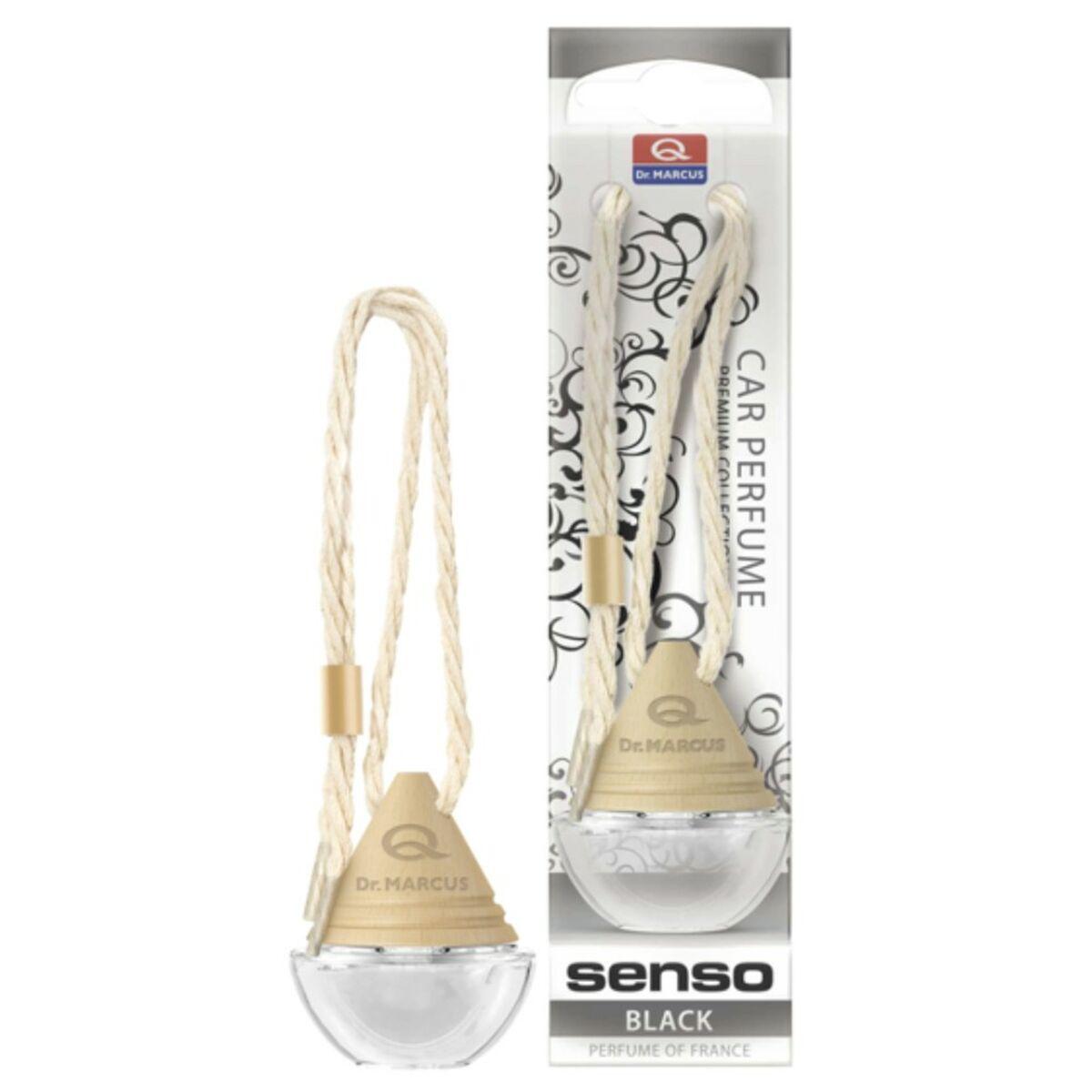 Dr Marcus Senso Black luftfrisker til bil - træ-halskæde