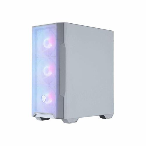 ATX Semi-tårn kasse MSI MAG FORGE M100R WHITE Hvid Stål Hærdet glas
