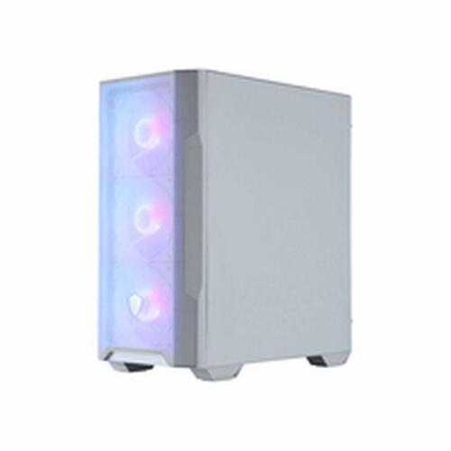 ATX Semi-tårn kasse MSI MAG FORGE M100R WHITE Hvid Stål Hærdet glas