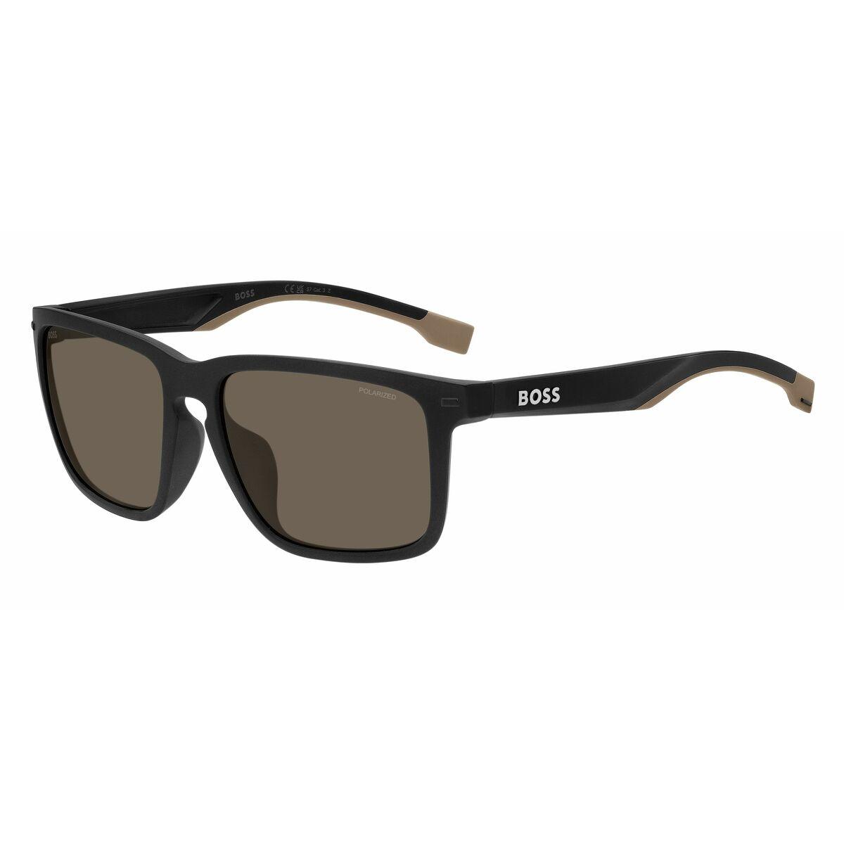 Hugo Boss BOSS-1542-F-S solbriller, brun linse Ø 55 mm