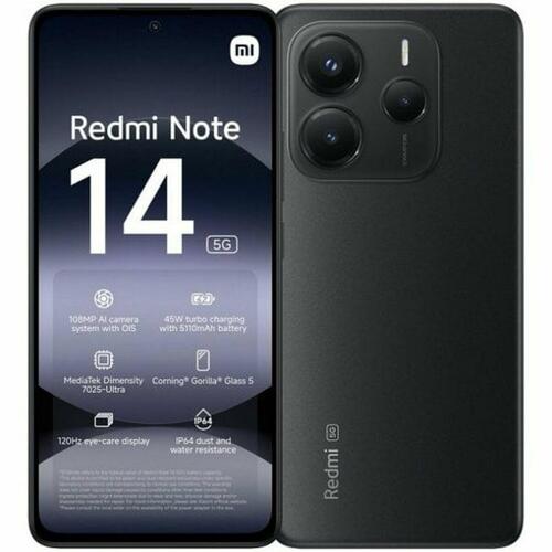 Smartphone Xiaomi Redmi Note 14 8 GB RAM 256 GB Sort 6,67"