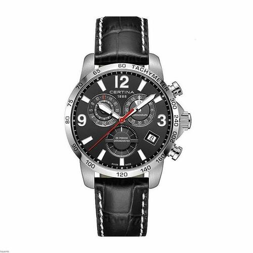 Certina herreur C034.654.16.057.00 - 42 mm, læderrem