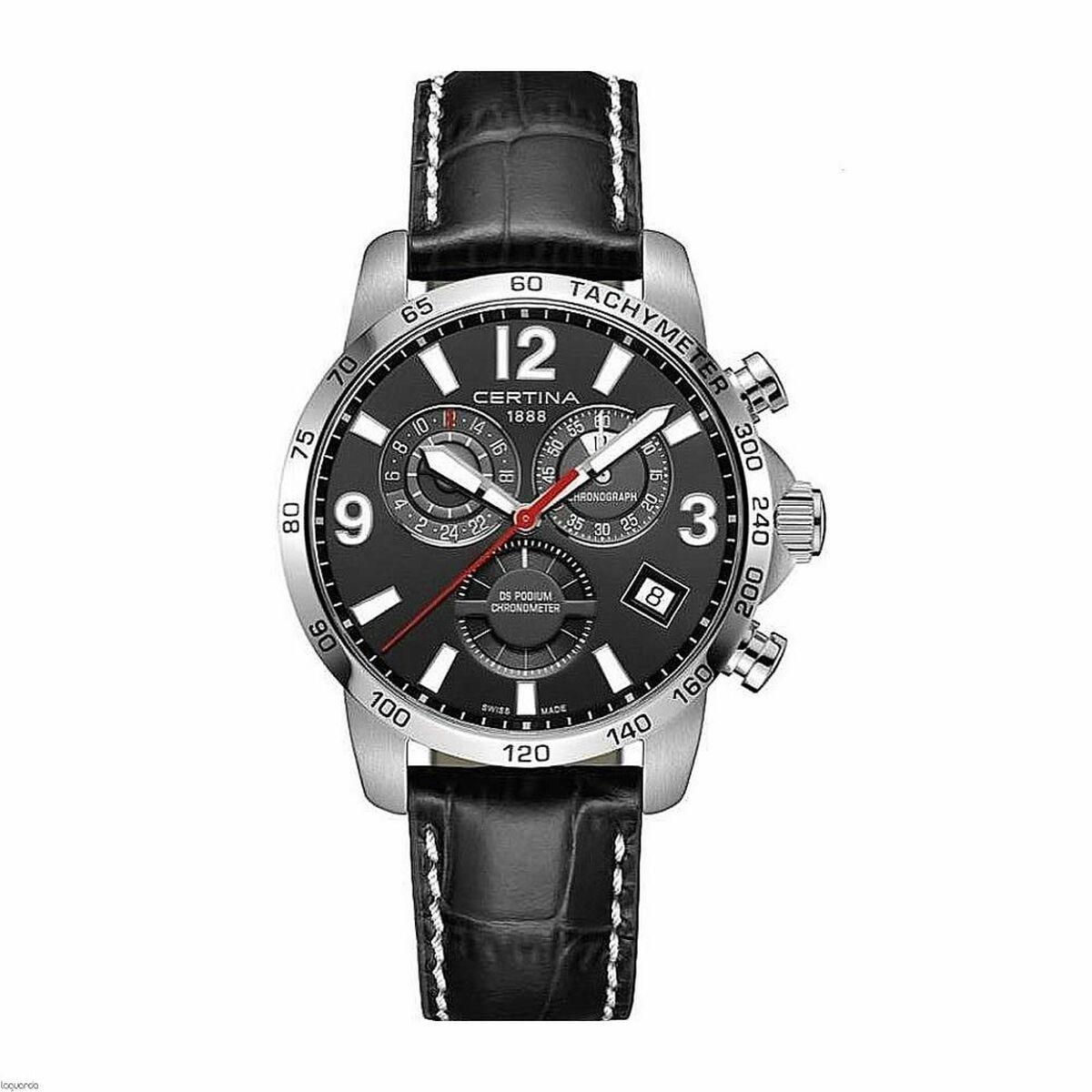 Certina herreur C034.654.16.057.00 - 42 mm, læderrem