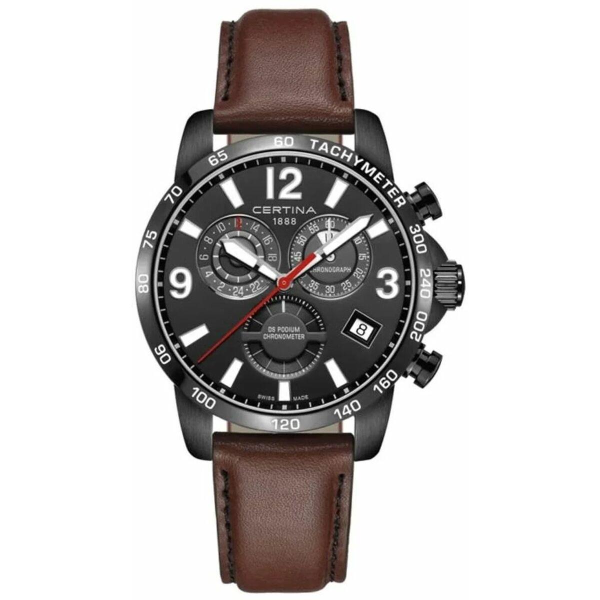 Certina herreur C034.654.36.057.00 - 42 mm, læderrem