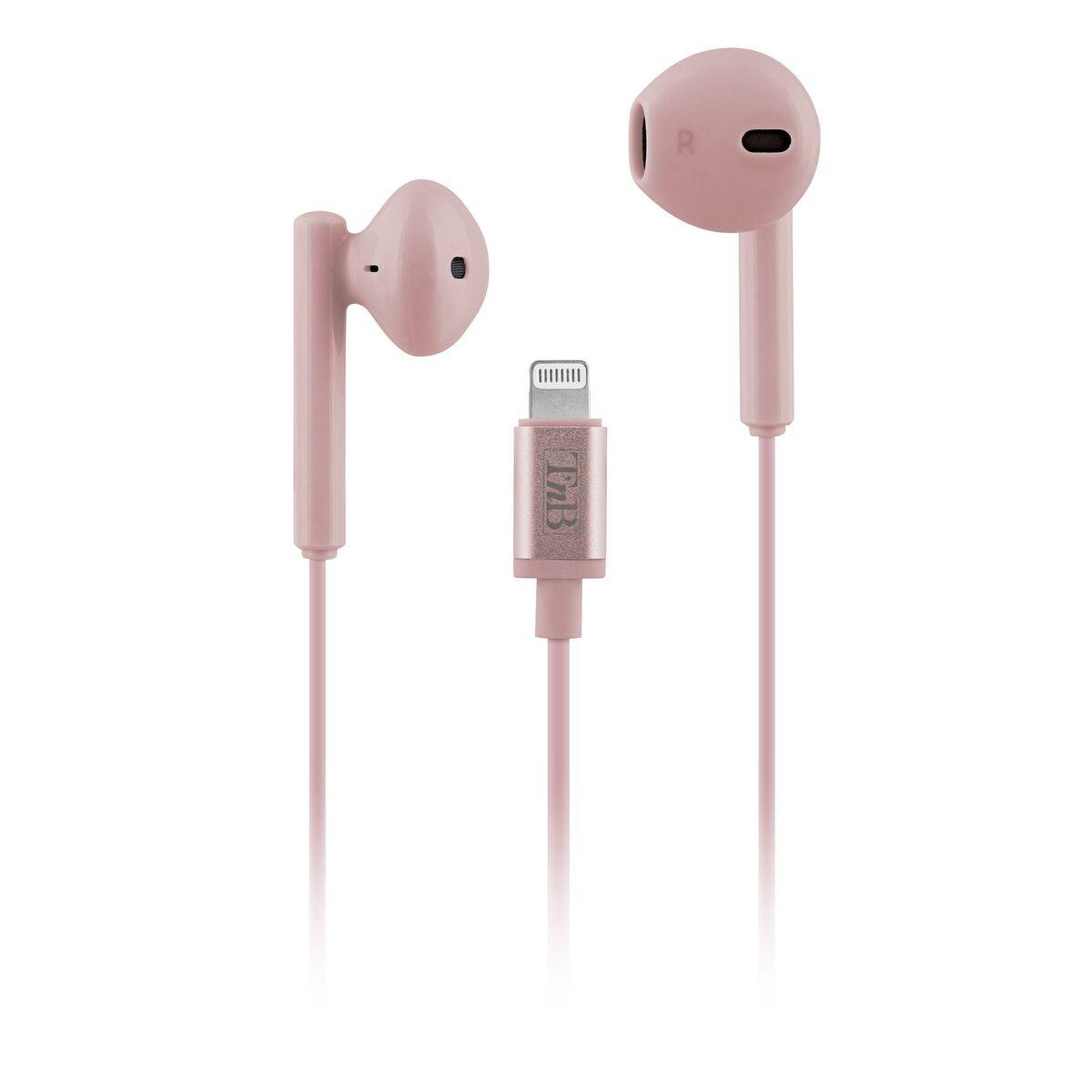 T’NB CURV headset med Lightning og Bluetooth - Pink