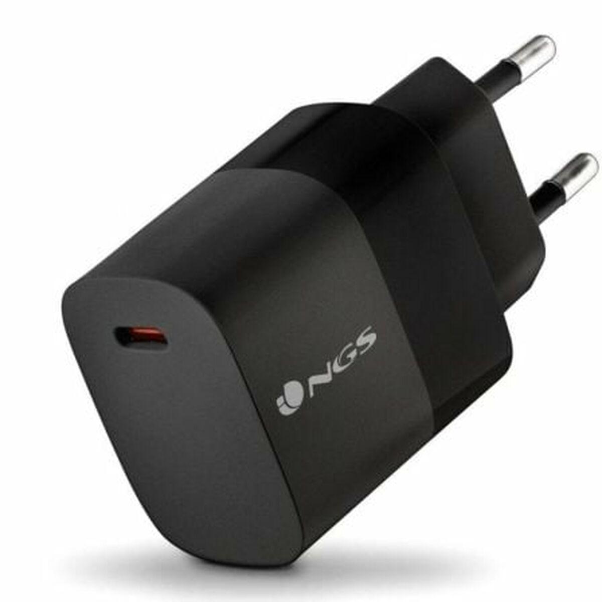 NGS BUD20W vægoplader 20 W USB‑C - Sort