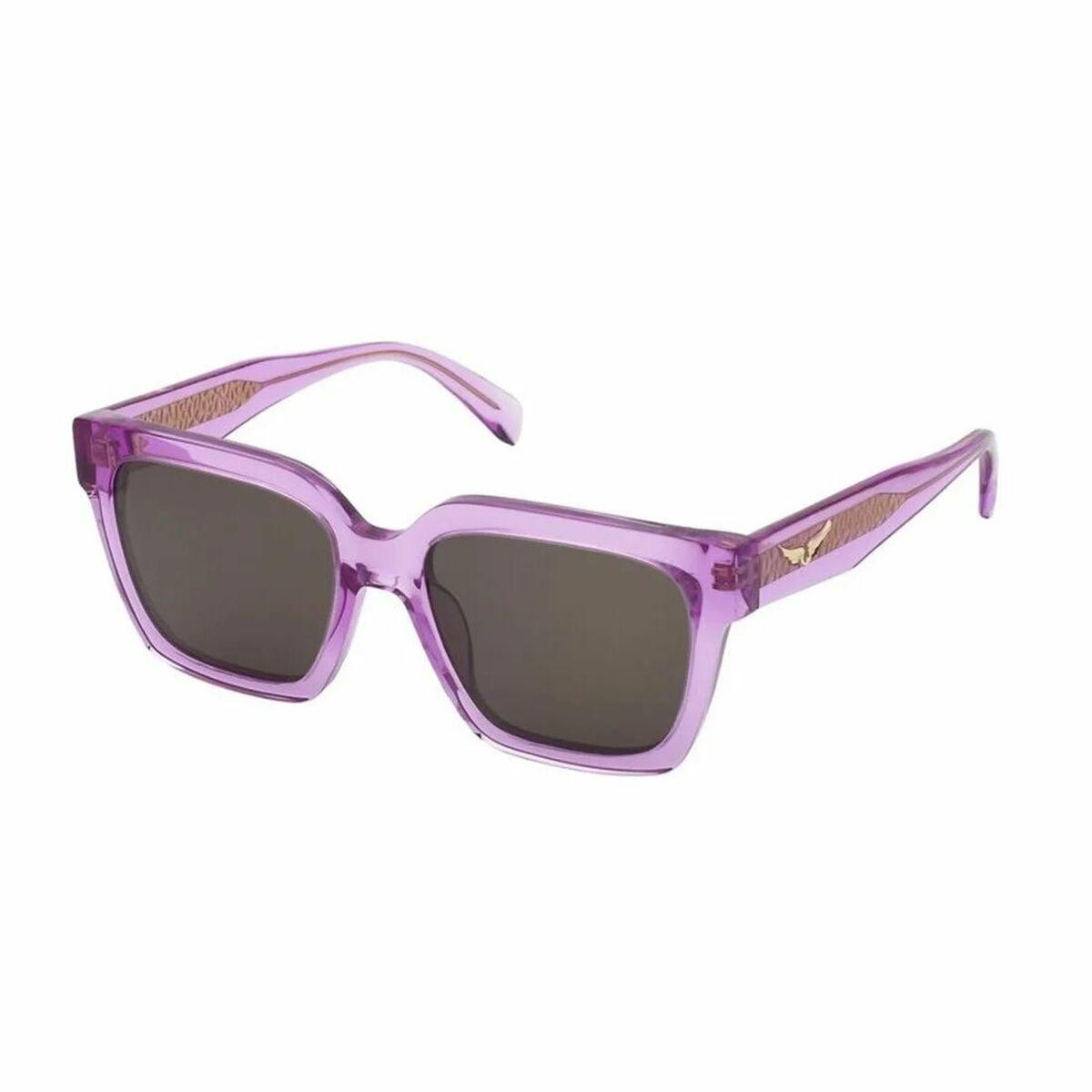 Zadig & Voltaire solbriller til kvinder SZV407-5409AH, lilla/pink, ø 54 mm