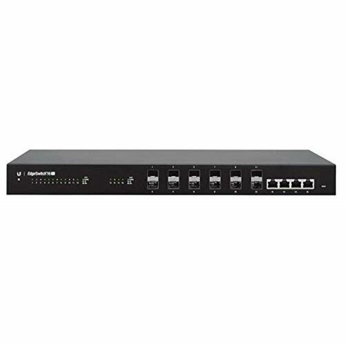 Switch til netværket med kontaktskab UBIQUITI ES-16-XG EDGE Gigabit Ethernet Sort