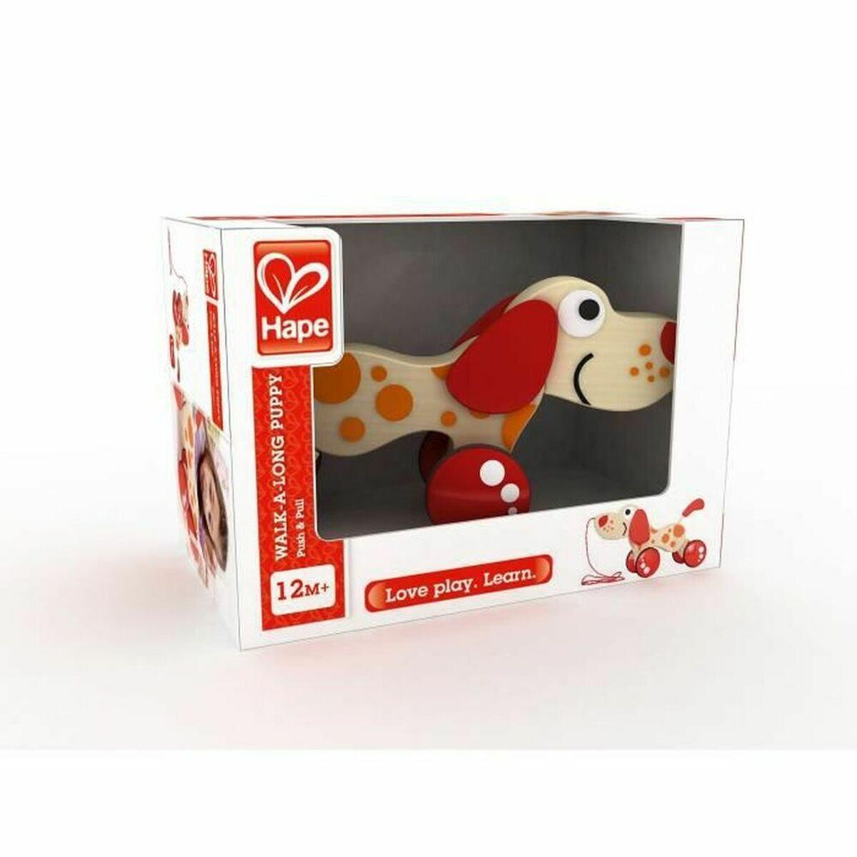 Hape træklegetøj hund E0347 - 22 × 16,2 × 9,2 cm