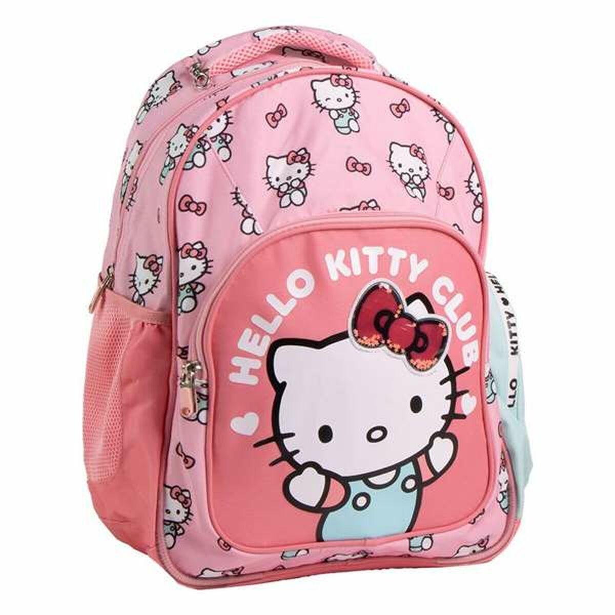 Hello Kitty skoletaske til børn - Pink, 42 cm