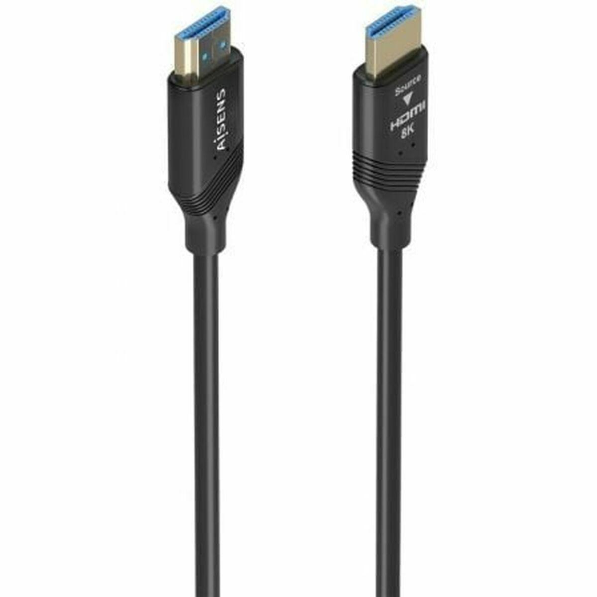 HDMI-kabel Aisens A153-0935 Sort 20 m
