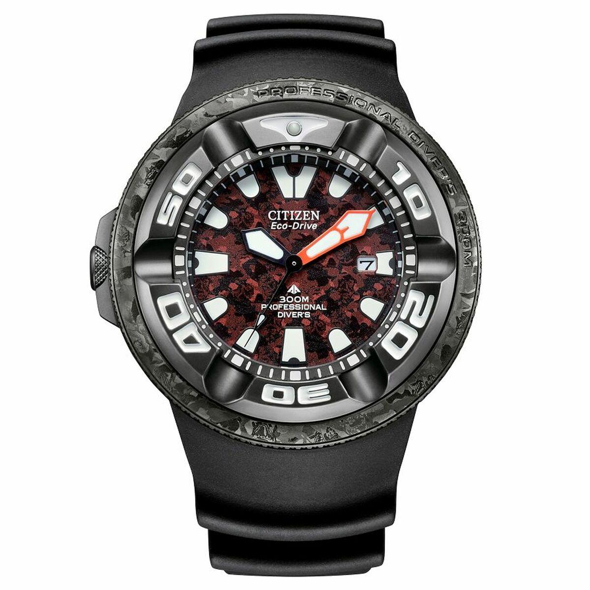 Citizen Herreur BJ8059-03Z - 48 mm, sort gummirem