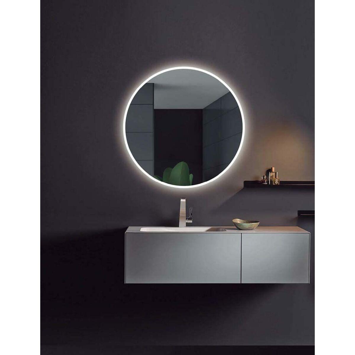 Ledimex LOND004-80 rundt badeværelsesspejl med LED-lys Ø 80 cm