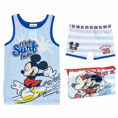 Nattøj Børns Mickey Mouse Blå (3 år)