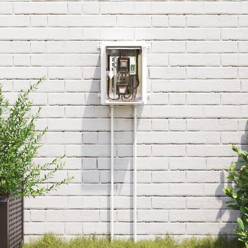 Kontrolskab IP65 Vandtæt Grå 21x13x28 cm ABS Plastik