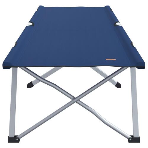 Sammenklappelig Camping Seng Blå Metal, Stof Standard