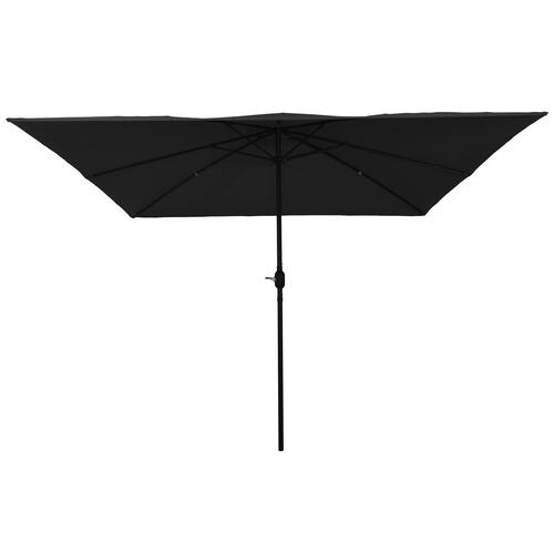 Firkantet Haveparasol 295x245 cm Sort