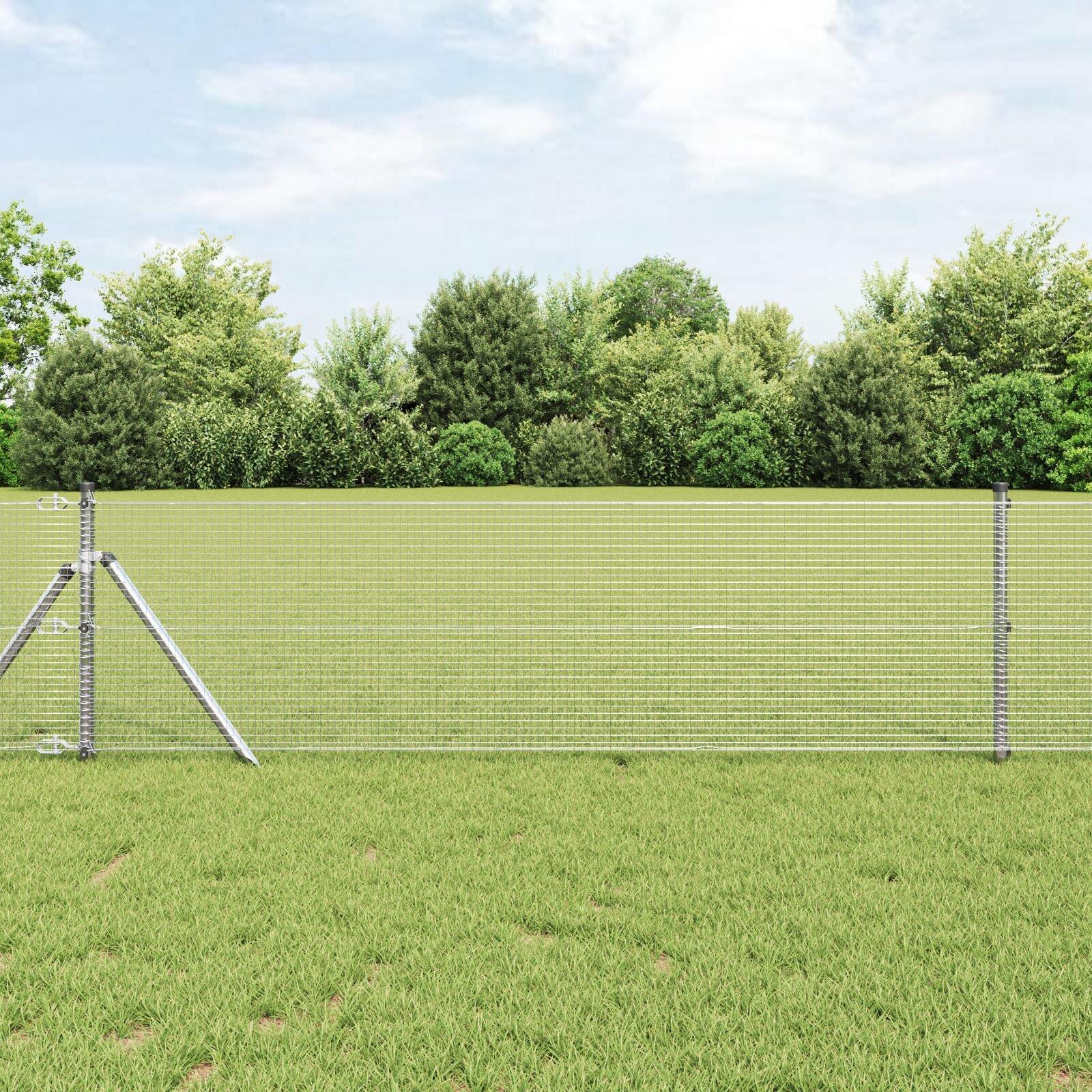 Svejset trådfence 0.6x10 m Galvaniseret stål