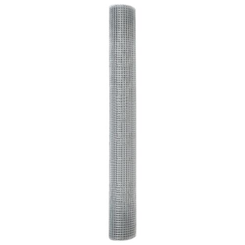 Svejset gitterhegn 1,2x10 m galvaniseret stål