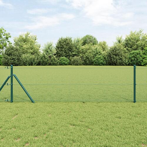 Welded Wire Fence Grøn 0.8x10 m Stål