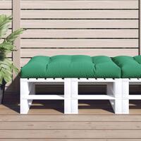 Pallehynde 120x80x12 cm stof grøn