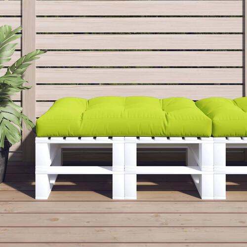 Pallehynde 120x80x12 cm stof lysegrøn