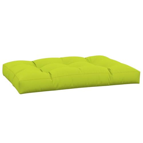 Pallehynde 120x80x12 cm stof lysegrøn