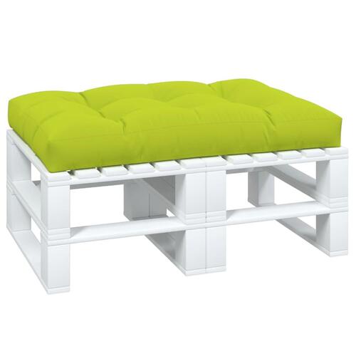 Pallehynde 120x80x12 cm stof lysegrøn