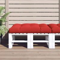 Pallehynde 120x80x12 cm stof rød