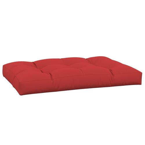 Pallehynde 120x80x12 cm stof rød