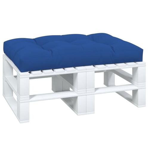 Pallehynde 120x80x12 cm stof kongeblå