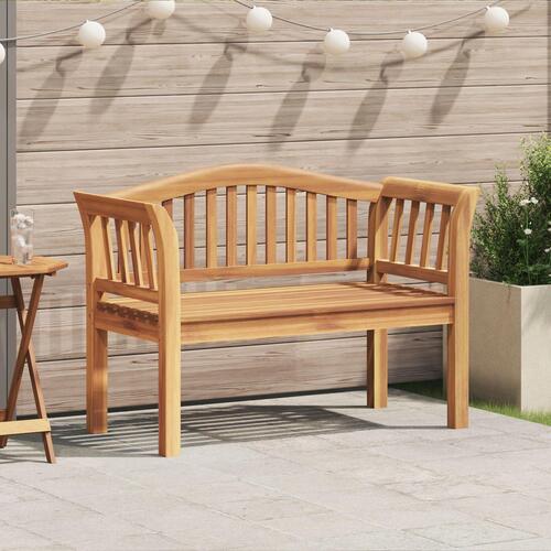 Havebænk 120x53.5x85 cm Solid Teak