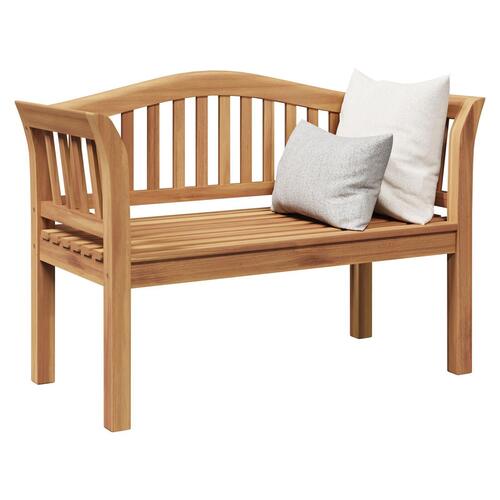 Havebænk 120x53.5x85 cm Solid Teak