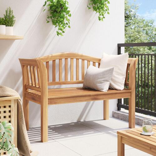 Havebænk 120x53.5x85 cm Solid Teak